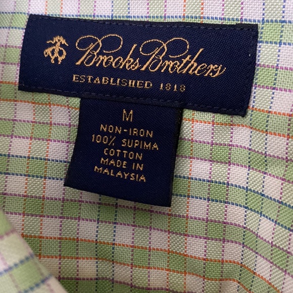 Brooks Brothers 346 Medium Button Up - Picture 3 of 4